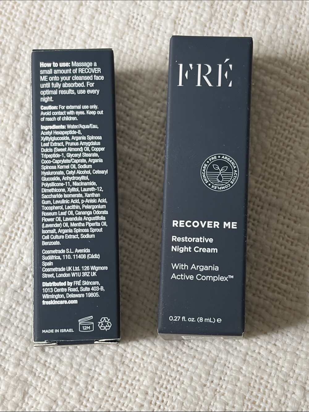 ⭐️ 5 for $20 - 2 New Fre Recover Me Night Cream Samples - .27oz each - Picture 2 of 4